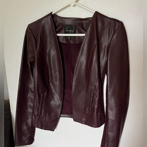 Dark Purple Dynamite Pleather Jacket